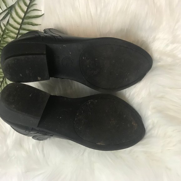 Guess Black Booties - Worn Once - Size 6M - Picture 3 of 4